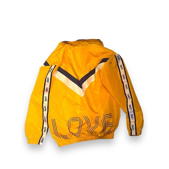 Thrill 94 Love Vintage Women’s Long Sleeve Track Jacket Small Retro Y2K Yellow - Picture 10 of 11